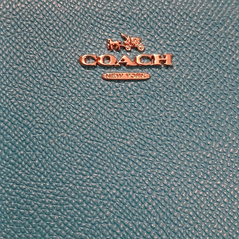 Coach Vibrant Blue Crossbody Bag and Wallet - Picture 3 of 16
